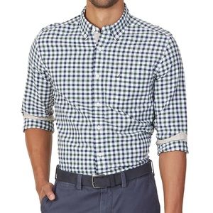 Nautica Big & Tall Marine Check Shirt